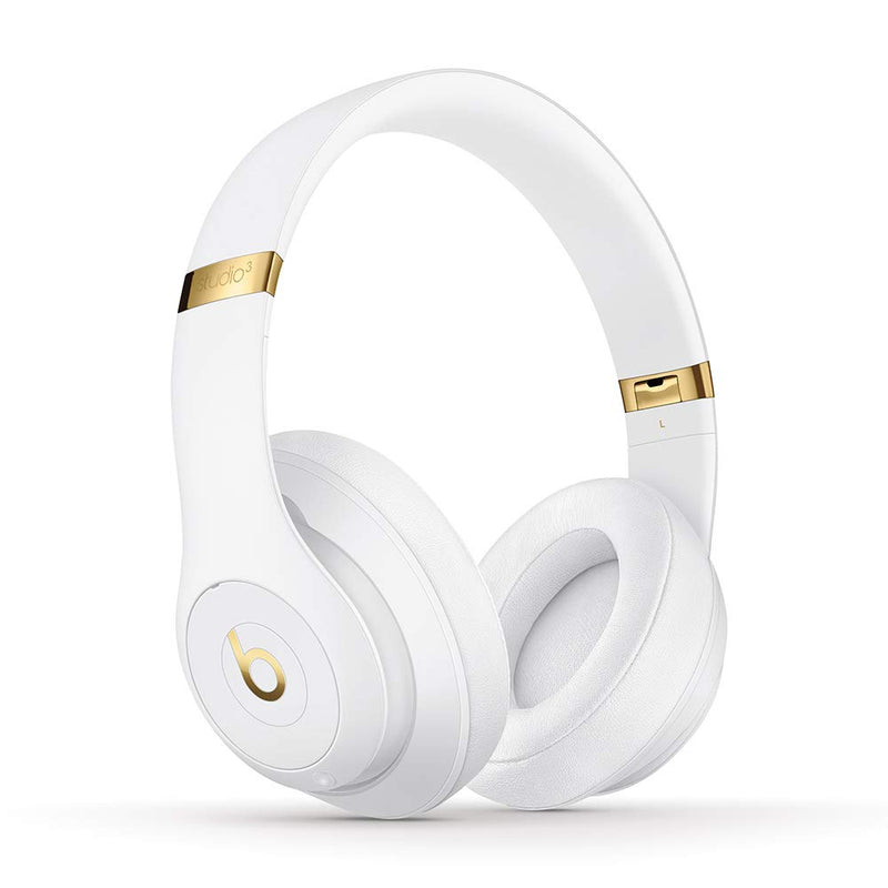 Beats Studio3 Wireless Noise Cancelling Over-Ear Headphones - Apple W1 Headphone Chip, Class 1 Bluetooth, 22 Hours of Listening Time, Built-in Microphone - White