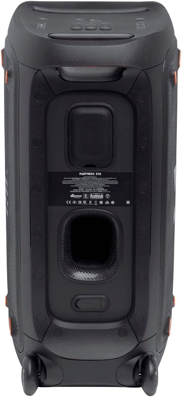JBL Partybox 310 - Portable Party Speaker with Long Lasting Battery, Powerful JBL Sound and Exciting Light Show,Black