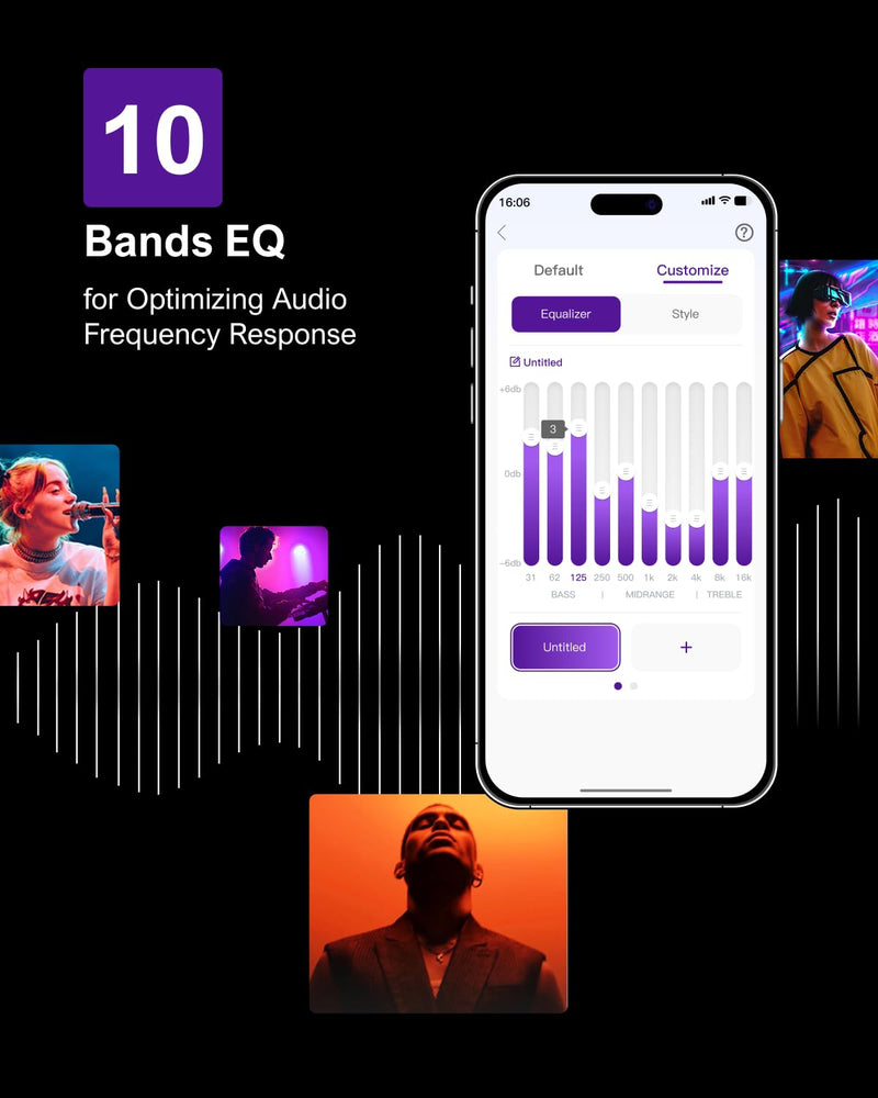 ULTIMEA 7.1ch Sound Bar with Subwoofer, Virtual Surround Sound System for TV, Sound Bar for Smart TV with 4 Surround Speakers, Peak Power 330W, TV Soundbar with App Control, Opt/AUX/BT, Aura A40