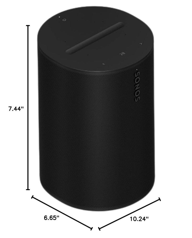 Sonos Era 100 - Black - Wireless, Alexa Enabled Smart Speaker