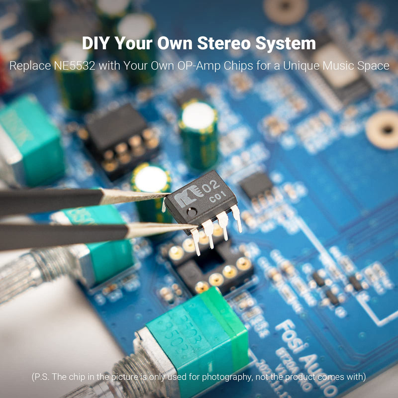 Fosi Audio BT20A Pro Bluetooth 5.0 Amplifier, 300W x2 Wireless Amp, TPA3255 2 Channel Mini Class D Integrated Home Audio Outdoor Stereo Receiver with Bass Treble Control for Passive Speakers