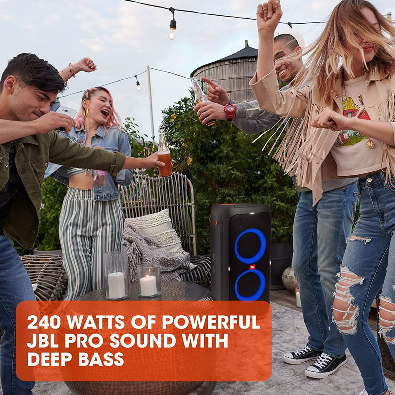 JBL Partybox 310 - Portable Party Speaker with Long Lasting Battery, Powerful JBL Sound and Exciting Light Show,Black